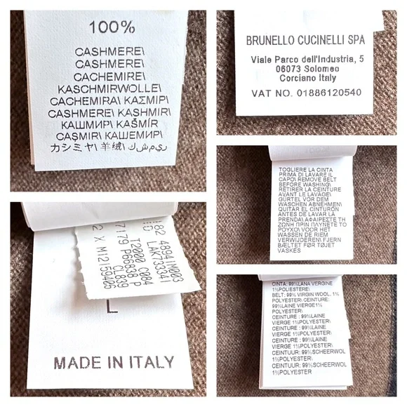 BRUNELLO CUCINELLI 100% cashmere long cardigan - Picture 16 of 16